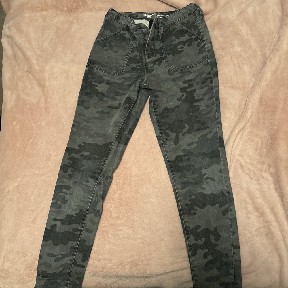 Mossimo Supply Co. Kids Camouflage Jeans - Black and Gray